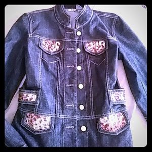 Black embellished jacket.